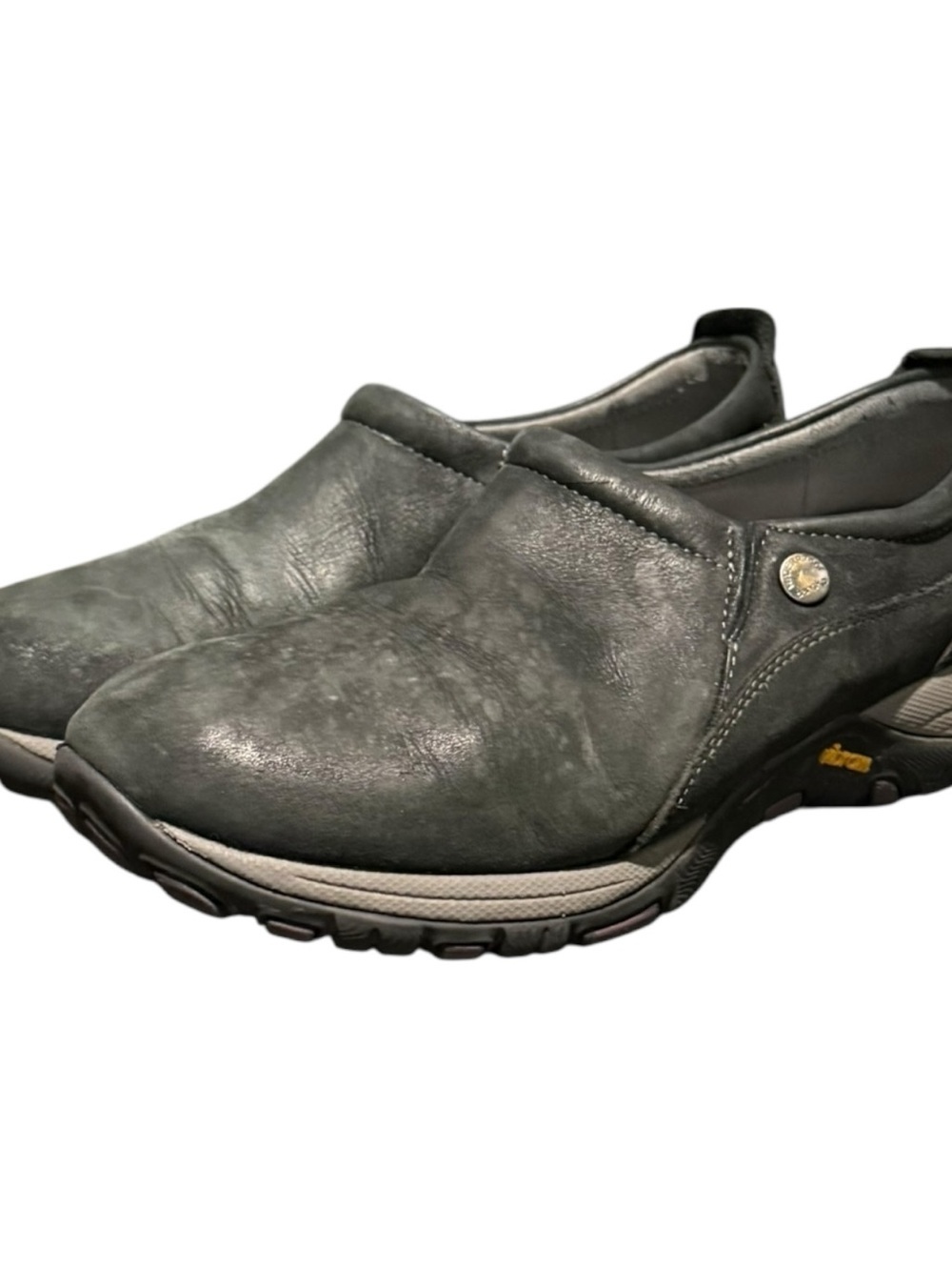 Dansko Patti Women's Size 6.5 Black Casual Walking Leather Slip On Clog Shoes